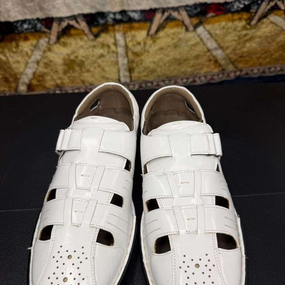 Stacy-adams Women's White Sandals